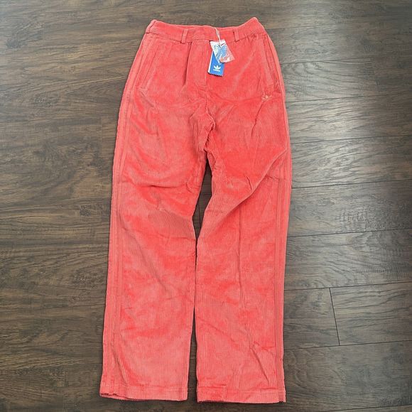 Adidas Originals Womens HIGH-WAISTED CORDUROY PANTS Size S GU0812 - Picture 13 of 16